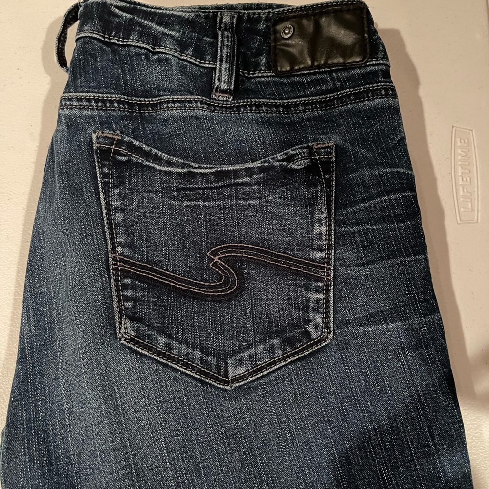 Womens Silver Jean Suki Mid Rise Boot W 30  /L 31